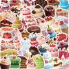 50 Cartoon Ins Style Milk Cookies Doodle Stickers Decorative Suitcase Water Cup Guitar Waterproof DIY