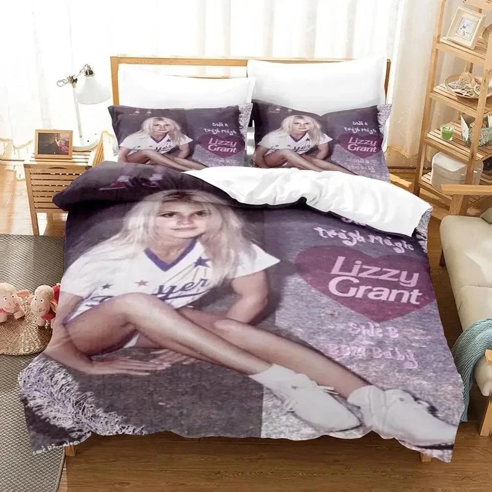 

Single Lana Del Rey May Jailer Comfortable Duvet Quilt Cover Pillowcase Bedding Set Children Bedroom Decoration Home Textile EU Single(135*200cm)3pcs