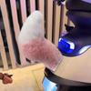 Motorcycle rear Fox tail Decor Funny Removable Remote-controlled electric tail Decoration for Motorbike Animal Tail ornamental
