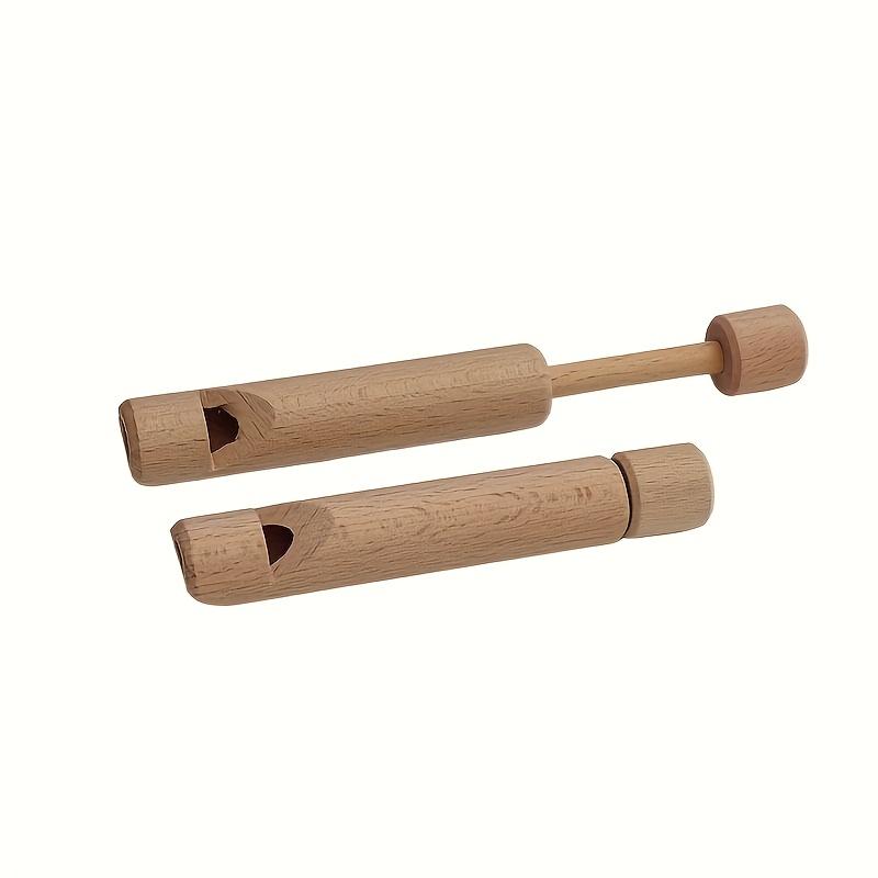 Tubo Canoro Uccelli Fischietto Naturale in Legno Portatile Giocattolo da Campeggio all'Aperto Bambini Adulti Portatile Generatore di Suono Strumento in Legno Regalo