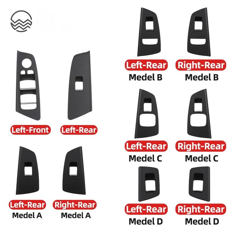 Door Window Switch Cover Panel Trim For BMW 5 Series G30 Car Interior Door Pull Handle 2018- Armrest