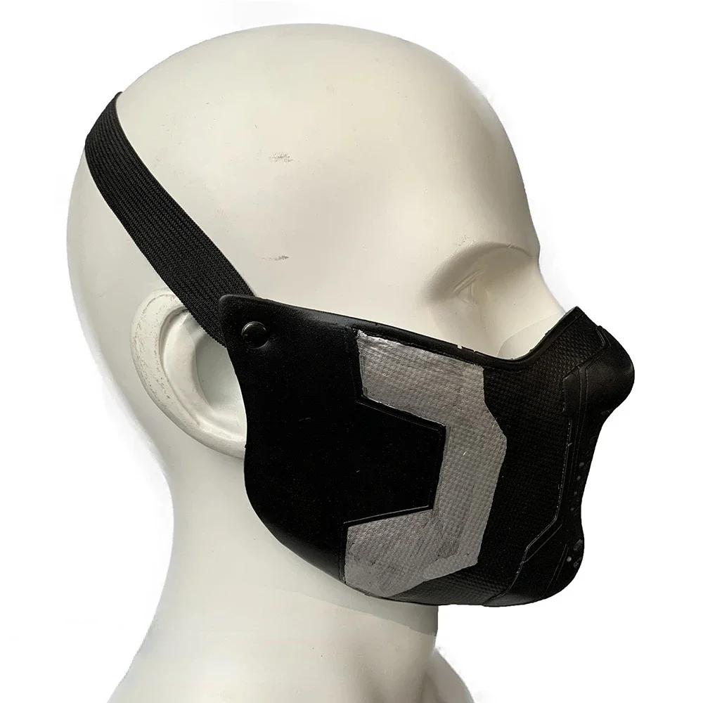 Anime Masks America 2 Cold Soldier Mask Robotic Arm Play Role Masques James Buchanan Bucky Barnes Cosplays Latex Mask