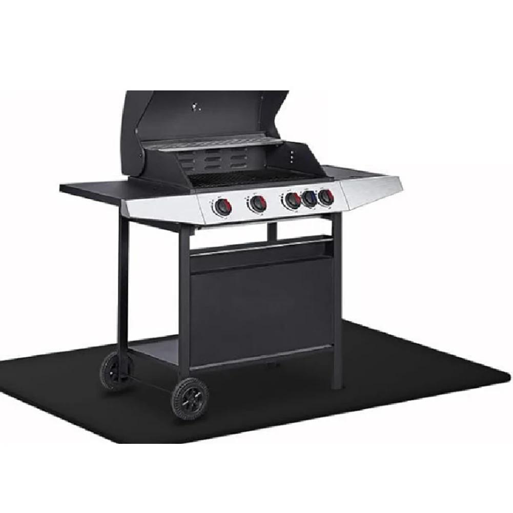Outdoor Cooking Mat BBQ Floor Protector Barbecue Parties Easy To Clean Heat Exposure Safety Odor-Free Cooking Experience