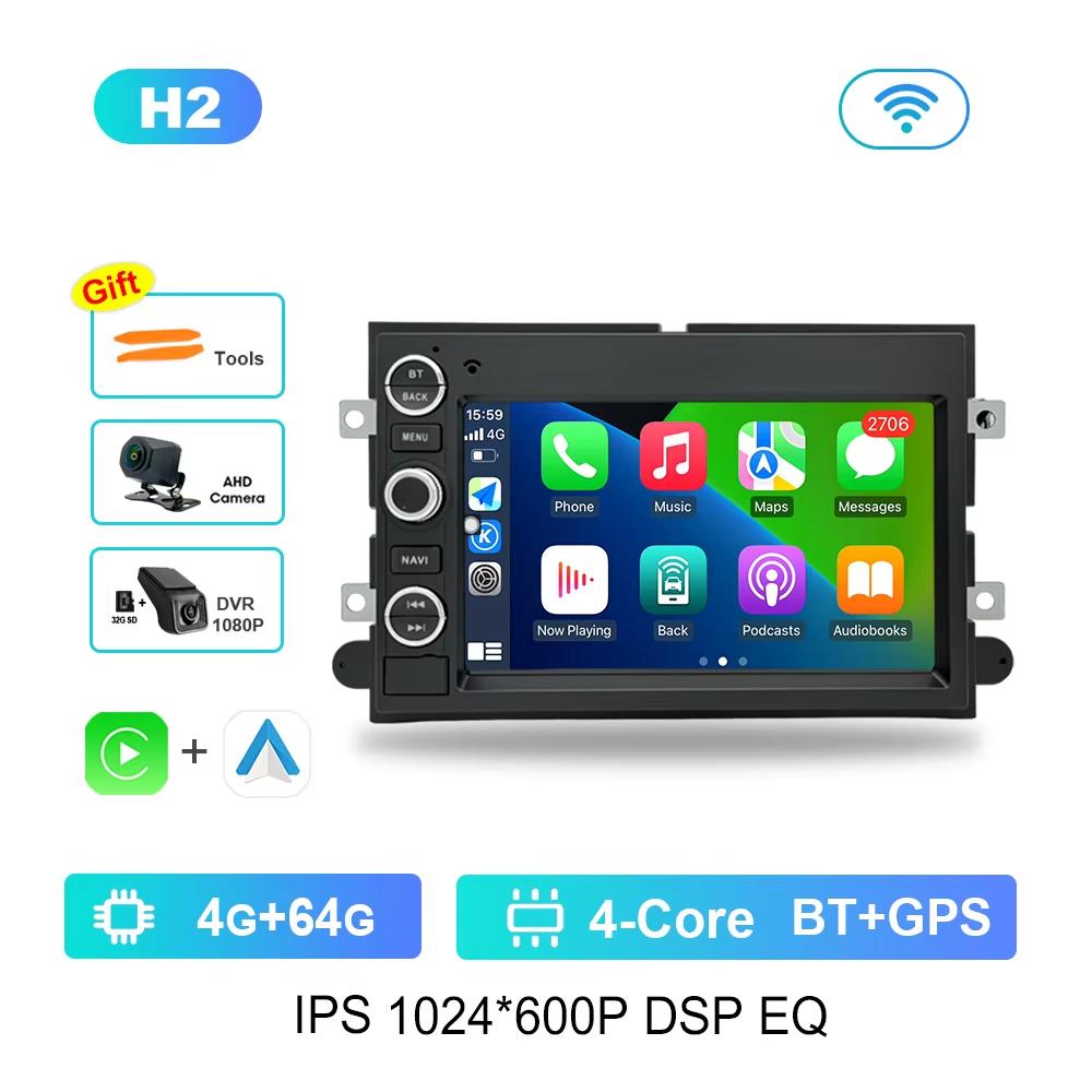 Android Car Radio Multimedia Video Player GPS DSP 7 Inch for Ford 500 F150 Explorer Edge Escape Sport Lincoln Expedition Mustang