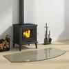 VidaXL Glass Plate for Fireplace 100x50 Cm 324153
