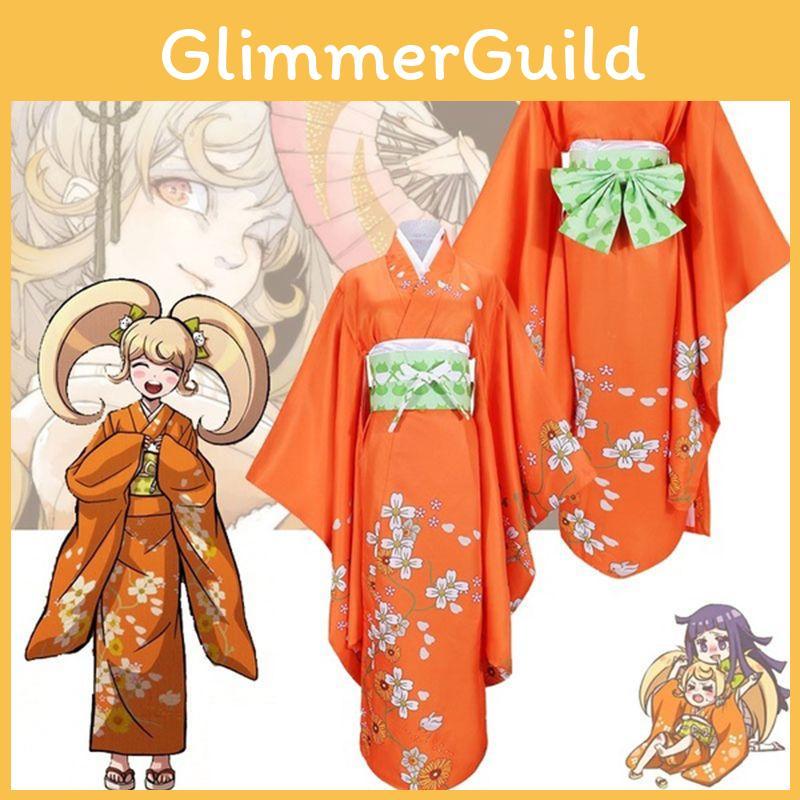 Authentic Danganronpa Hiyoko Saionji Cosplay Kimono Outfit For Halloween