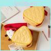 Creative Protective Case For Instant Camera With Embroidery And Cute Cheese Design For Daily Use