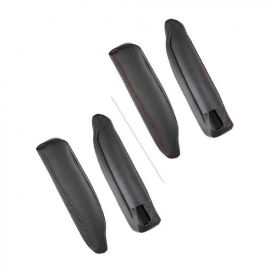 For Land Rover Discovery LR3 LR4 04-16 2x L&R Leather Seat Armrest Handle Cover