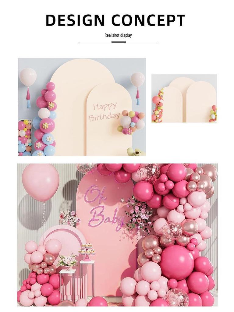 Wedding & Party Half-Round Stretch Arch Fabric Cover