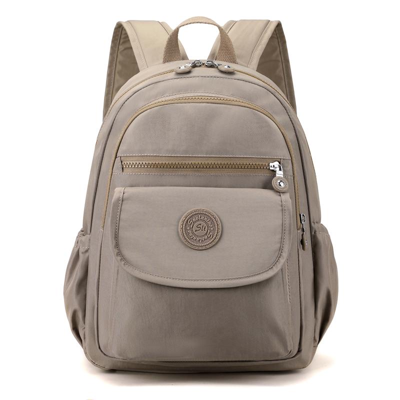 Lightweight Small Canvas Backpack for Middle-aged and Elderly Women