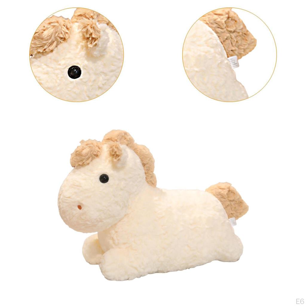 Horse Stuffed Animal Toys Sofa Decoration Lovely Funny Soft Ies Throw Pillow for Boys