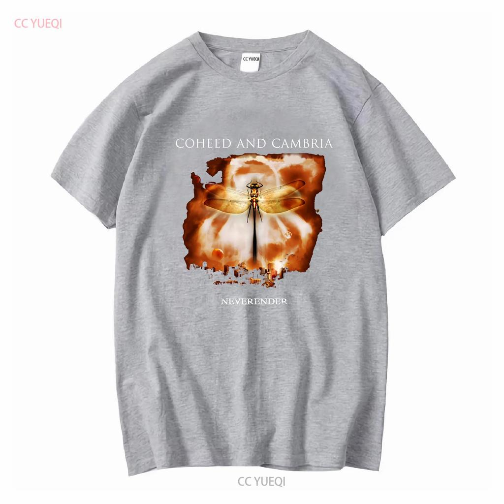 COHEED AND CAMBRIA NEVERENDER Koszulka Bawełniana S 5XL BO567 vintage Sprana graficzna męska Unisex Codzienna Wszechstronna Rozciągliwa