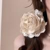 Simulation Rose Hair Claw Clip for Girl Hair Clamps Spring Hair Style Tool PonytailHolder Hair Jaw Clip Hair Ornaments
