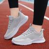 New shoes pure black mesh sneakers ultra-light soft-soled running shoes large size non-slip mother shoes