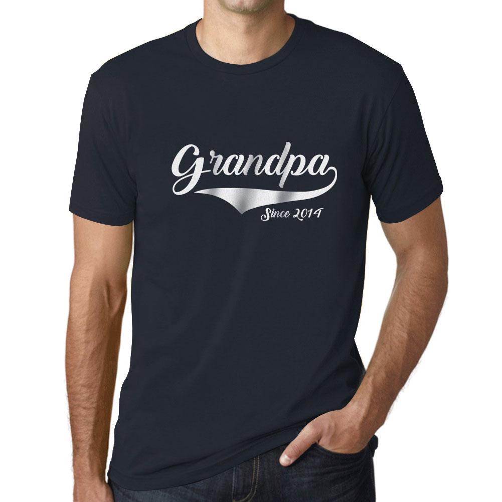 ULTRABASIC - Men’s Graphic T-Shirt Grandpa Since 2014 T-Shirt Funny