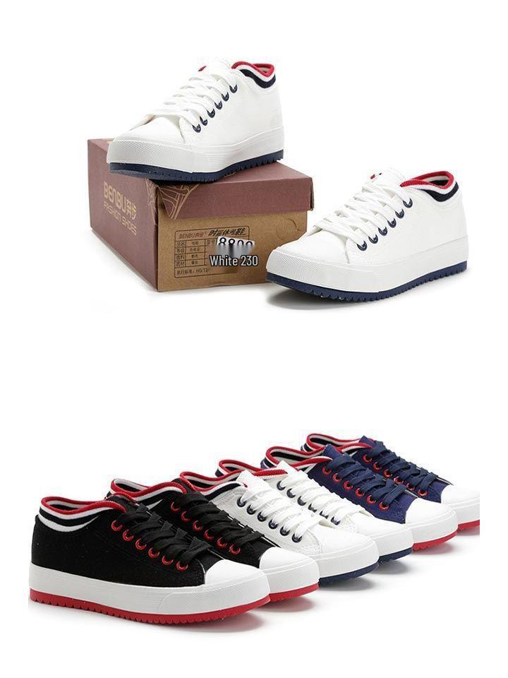 Zapatos Planos de Lona con Suela Blanda para Mujer Primavera 2025 - Versátiles y Casuales Estilo Caliente Estudiante Zapatos de Tabla