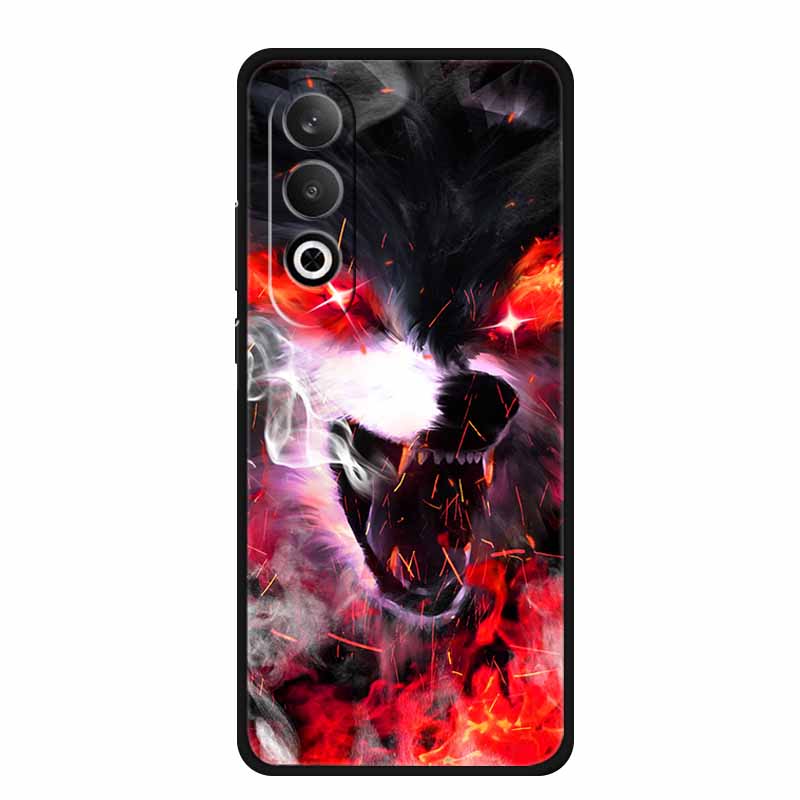 Für OnePlus Nord CE4 Hülle Weiche Schwarze Silikonhüllen Abdeckung für OnePlus Nord CE 4 5G Cartoon Tier Funda 6.7" 1+ Nord CE4 Abdeckung