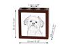 Lowchen, Little Lion Dog – Pen holder with a dog, desk organizer with a print | Art-Dog