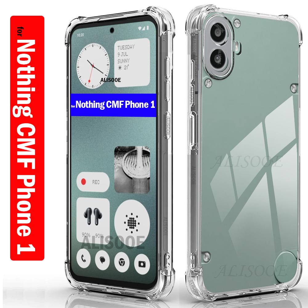 Прозрачный чехол для Nothing CMF Phone 1 Ультратонкий HD Прозрачный Мягкий Противоударный Чехол для Nothing CMF Phone1 Capa Nothing CMF Phone 1
