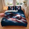 3Pcs Captain America Shield Bedding Set Soft Fabric Duvet Cover Pillowcases Home Xmas Halloween Gift 1 Duvet Cover 2 Pillowcase S1116