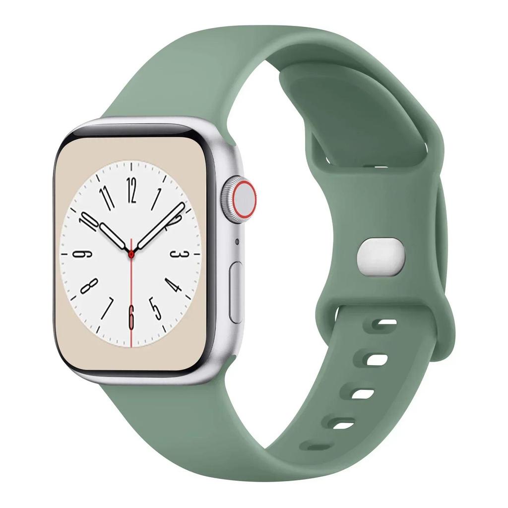 Soft Silicone Band for Apple Watch 10 9 8 7 6 5 4 3SE Strap Bracelet for iWatch Ultra 49mm 45mm 46 41mm 40mm 44mm 38mm 42mm Band