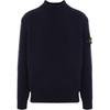 Logo Patch Crew Neck Loose Fit Pullover Sweater Men Sweater Blue 8115537D5-V0020