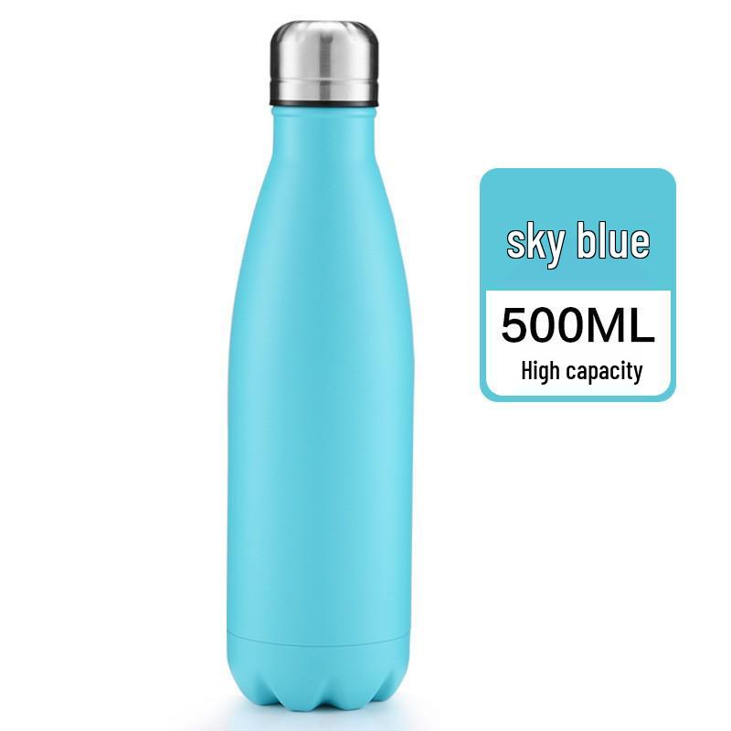 

Велика ємність спортивна пляшка для води, що кріпиться в автомобіль - 304 нержавіюча сталь, вакуумна ізоляція -