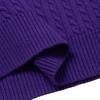Polo Ralph Lauren Sweater FW25 Mini Cable Knit Cotton Polo Collar Button Placket Pullover Long Sleeve Knit Kids Sweater Purple CWPOSWEG6820574-500