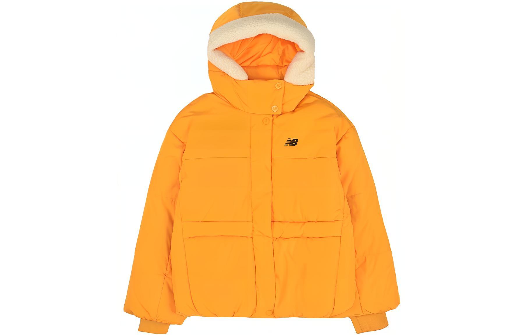 New Balance Down Jackets Women s Orange Hooded Thickened Other NP943042-MY L