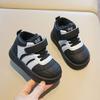 2025 winter new velvet children's board shoes soft sole baby cotton shoes boys and girls warm sports shoes casual shoes