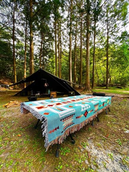 Peel Forest El Paso Multi Cover Mexican Native Ortega Camping Sedlo Auto Spací Van Deka, Koberec, Vzor, Vzor, Koberec, Deka, Rohož, Venkovní,