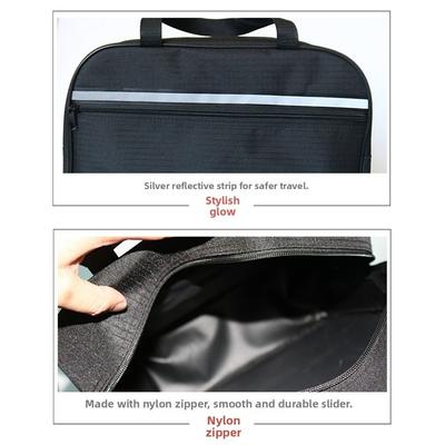 Große Kapazität Mobilitätsrollstuhl Tasche Verstellbar Multifunktional Einkaufen Aufbewahrung Reisetasche Tragbar 600D Oxford Stoff