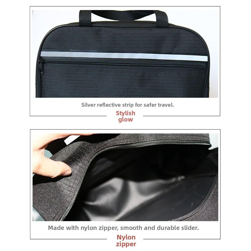 Large Capacity Mobility Wheelchair Bag Adjustable Waterproof Shopping Storage Holdall Portable Easy Installation
