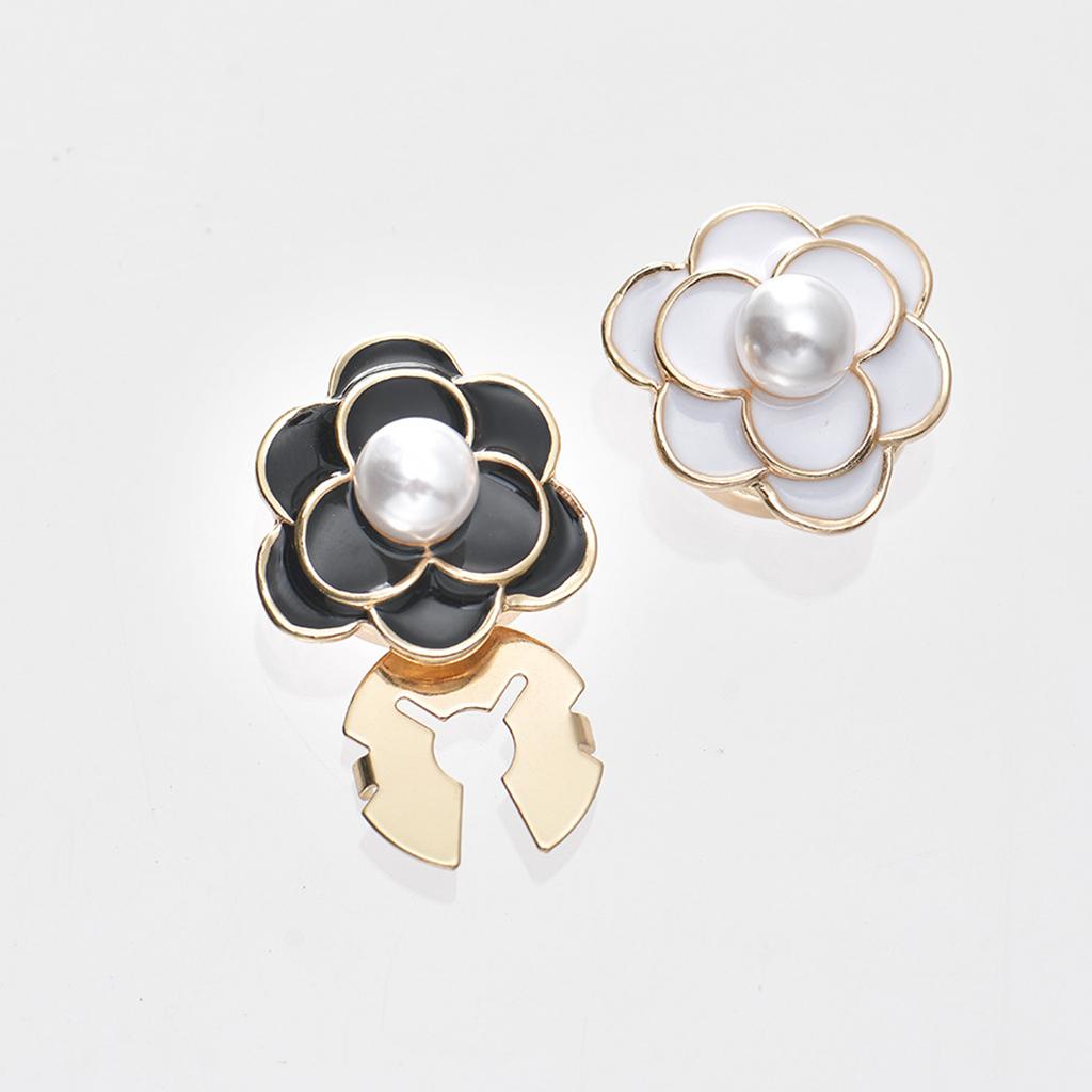Blumenperlen Knopfmanschetten Manschettenknöpfe Abdeckungen Dekoration Für Hemd Bluse Freizeit Outfit Bekleidungszubehör