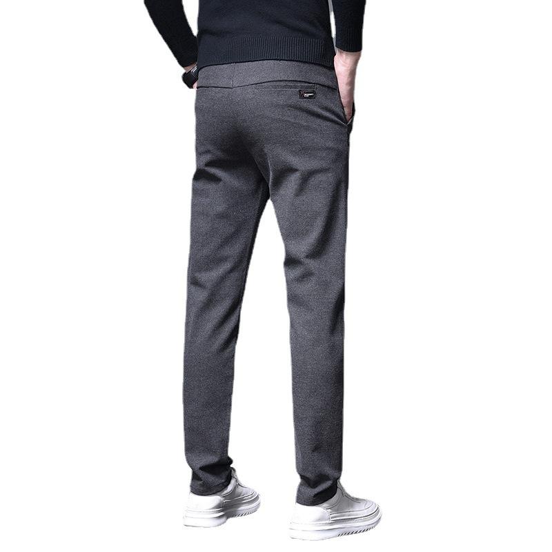 Summer Thin Men's Slim Fitting Fashion Pants Men's Casual Pants Men's Elastic Men's Pants