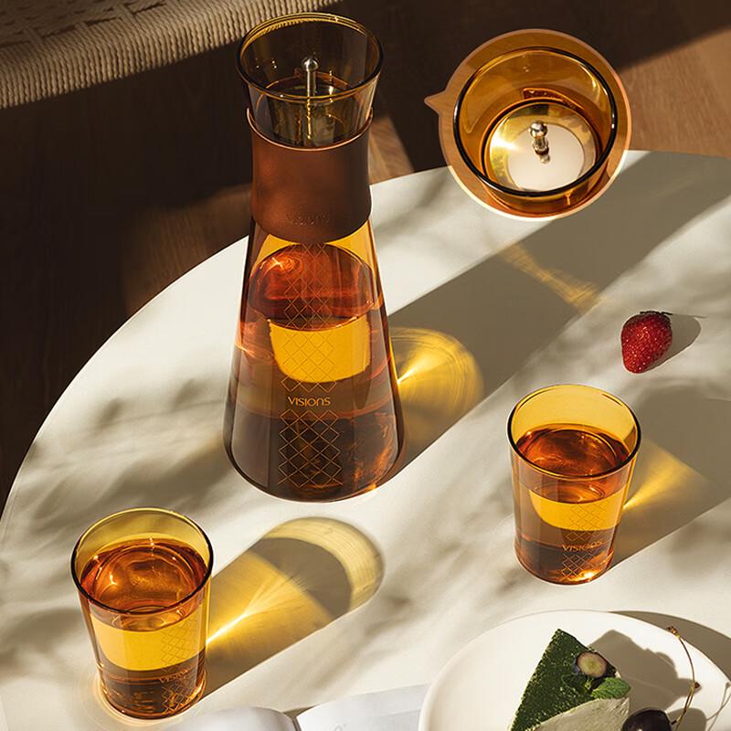 VISIONS Gilded Hourglass Dinnerware & Cold Water Kettle Set