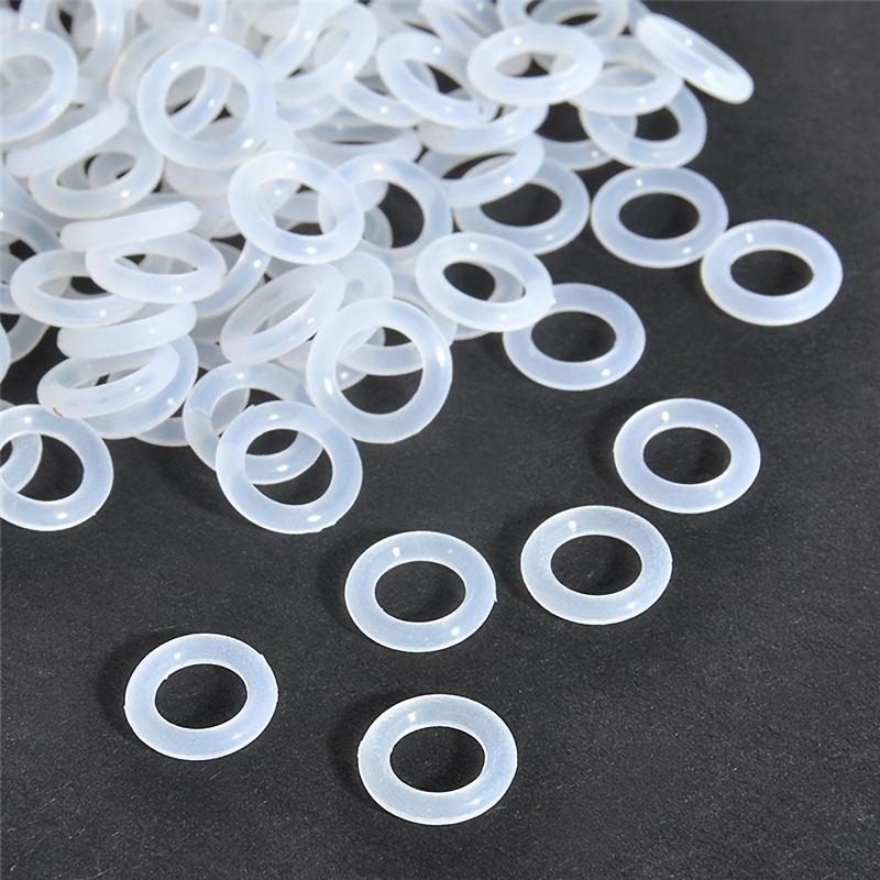 150pcs Rubber O Ring Switch Dampeners Damper Shock-Absorbing Silence Under Key Caps For Mx Mechanical Keyboard Clear Red Black