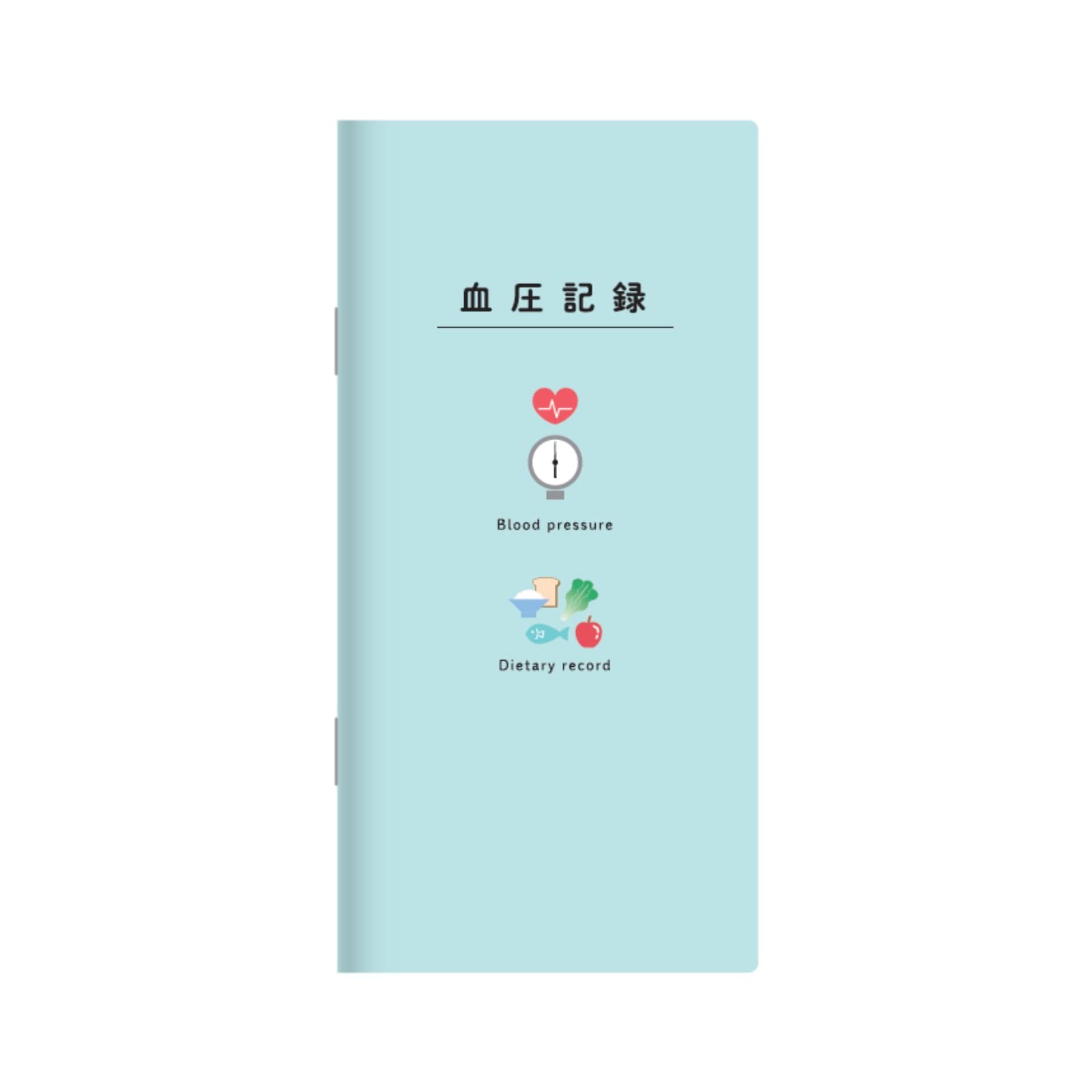 

Daigo Blood Pressure Recording Memo Illustration Blue Notebook Purchase A1369 [Bulk 5-Piece Set] синий