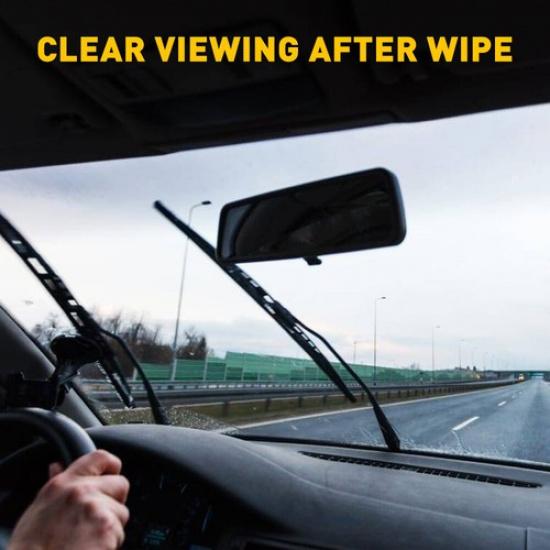 4X Universal 28" Car Bus Silicone Frameless Windshield Wiper Blade Refills EOA
