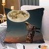Giraffe Personalized Picture Text Home Decorative Pillows Household Gifts 45x45cm