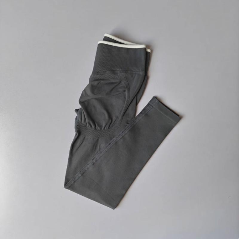 Women's Color Block High-Waisted Tummy Control Yoga Pants