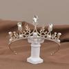 Children's Crystal Leaf Crown Headpiece for Princess, Christmas, and Birthday Celebrations