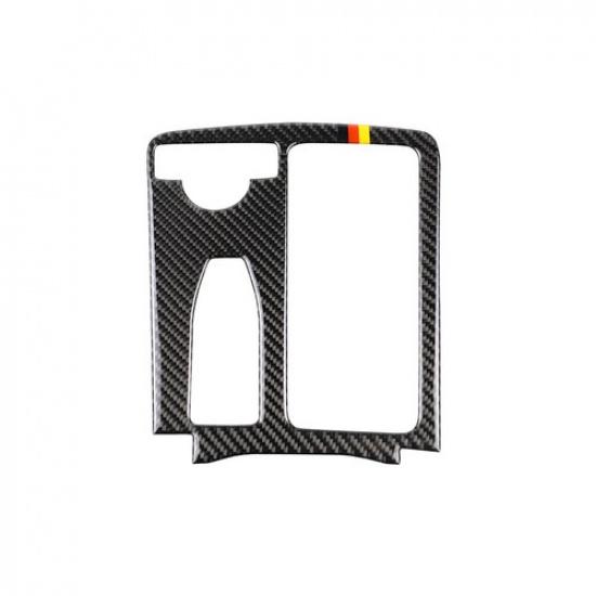 Auto Carbon Fiber Media Console Panel Trim For Mercedes-Benz C Class W204 07-13