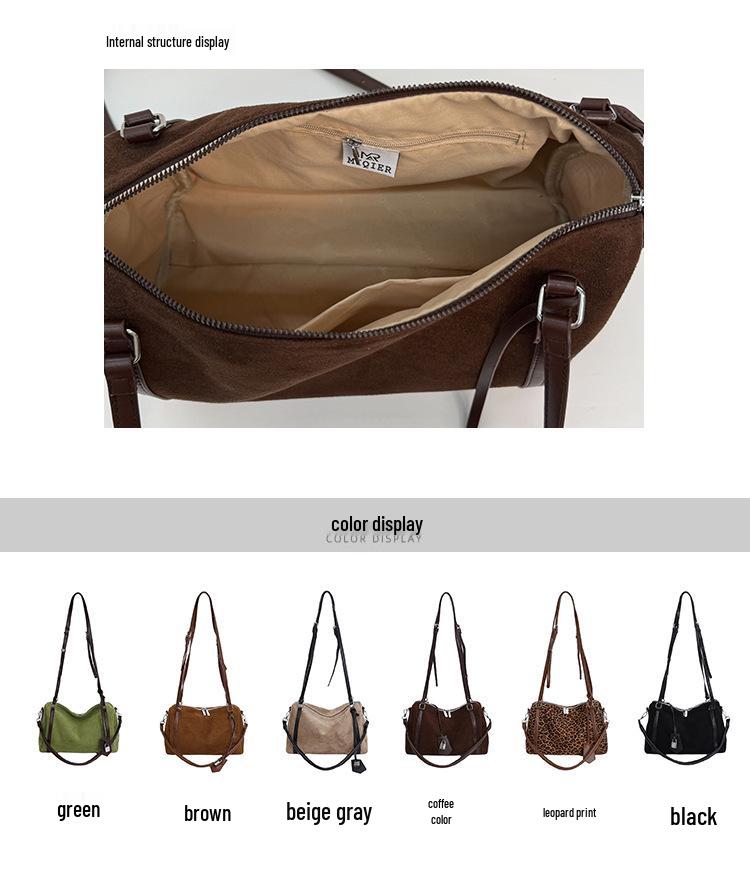 2025 Winter High-End Leopardenmuster Einzelne Schulter Umhängetasche - Großes Fassungsvermögen & Vielseitiges Design