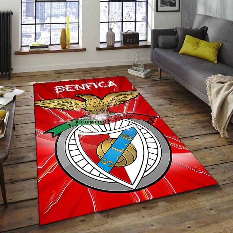 1pc Football Team Design Area Rug - Non-Slip, Soft & Cozy Floor Mat for Living Room, Bedroom, Office - Indoor/Outdoor Decorative Carpet