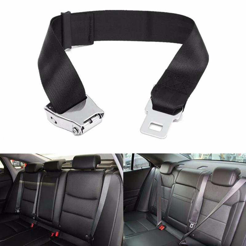 Two-point Airplane Seat Belt Extender 7-35 Inches Adjustable Telescopic Seatbelt Buckle For Fat