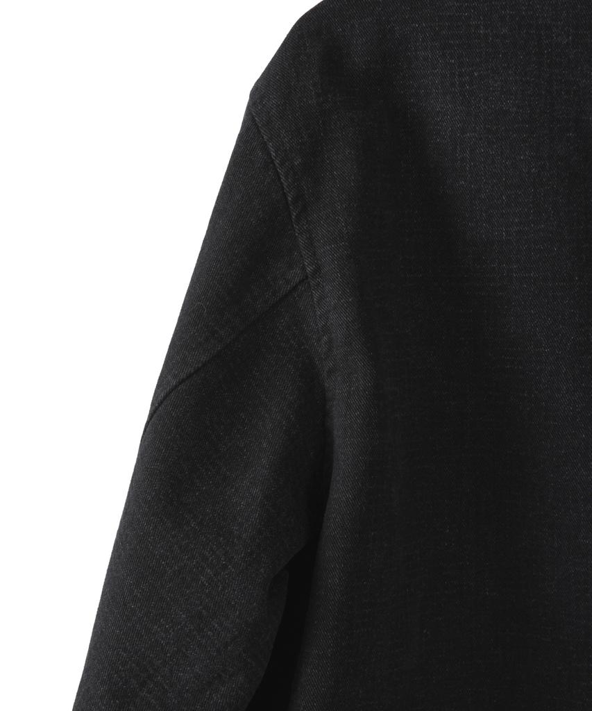 Asp Washed Denim Blouson - Black
