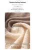 Women's 100% Pure Cashmere Scarf: Autumn/Winter Hollow-out Floral Color-Block Knit Shawl, Korean Style, Versatile and Warm.