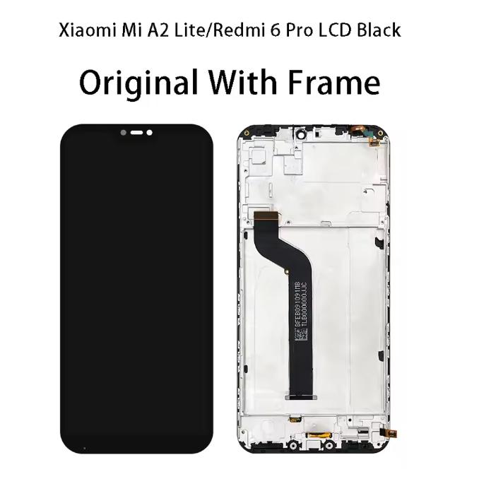For Redmi A2 Lite/6 Pro LCD Display with Frame Touch Screen Glass Panel Assembly