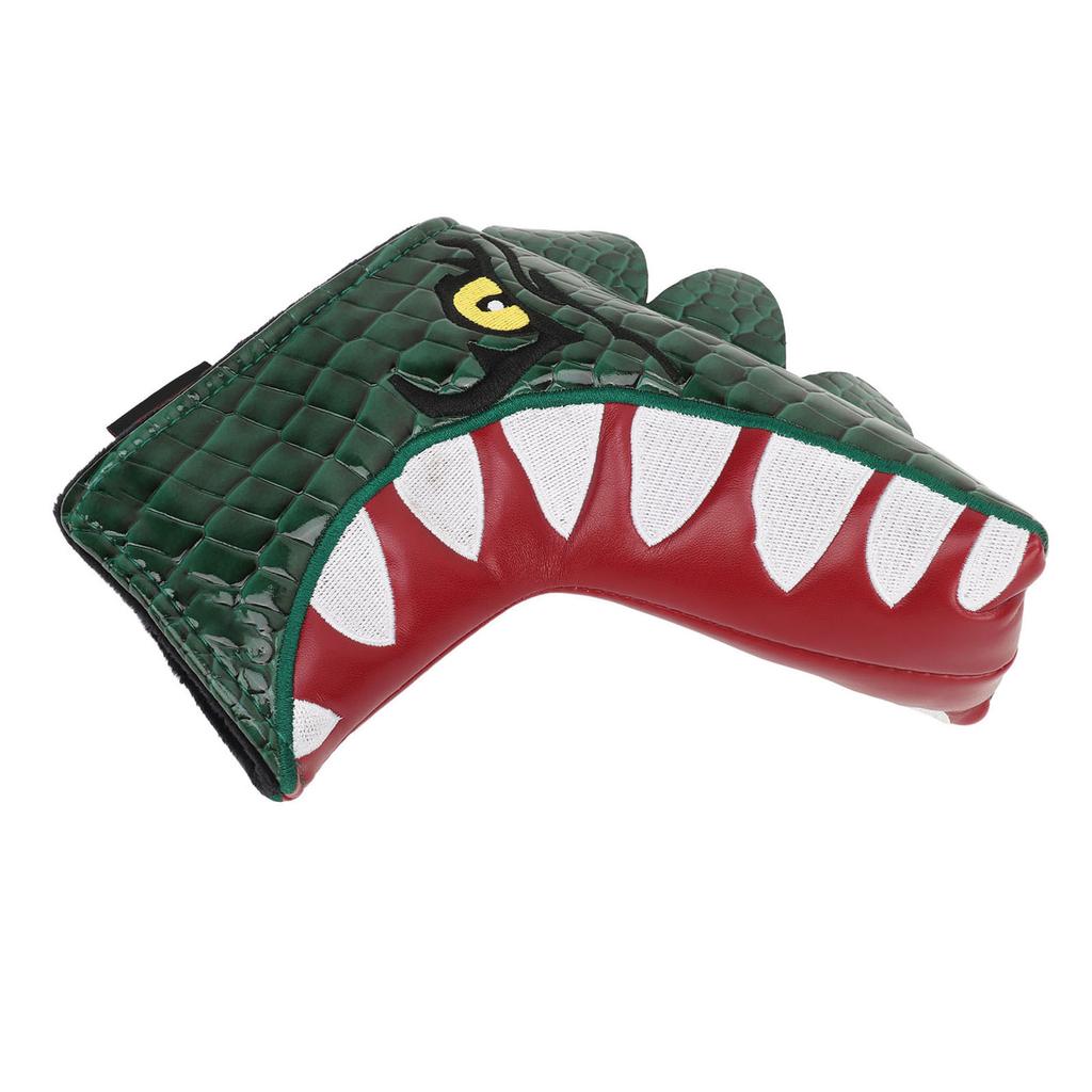 Dinosaur Shaped Golf Putter Head Cover Headcover Golf Blade Putter Cover PU Waterproof Fabric Soft Lining